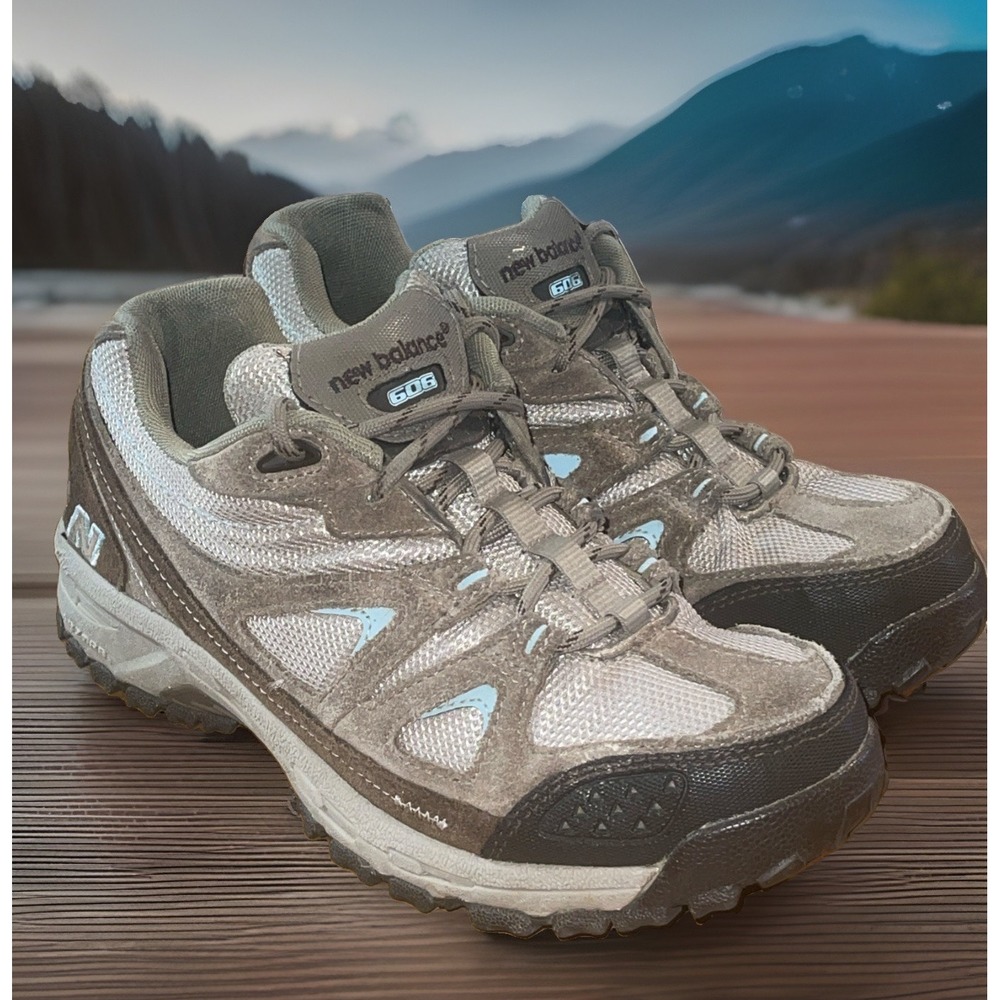 New Balance 606 Trail Hiking Shoes Women 9 Country Brown Suede